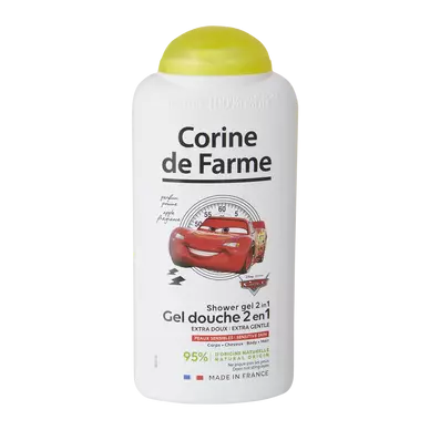 Gel douche cheveux et corps cars CORINE DE FARME 300ml