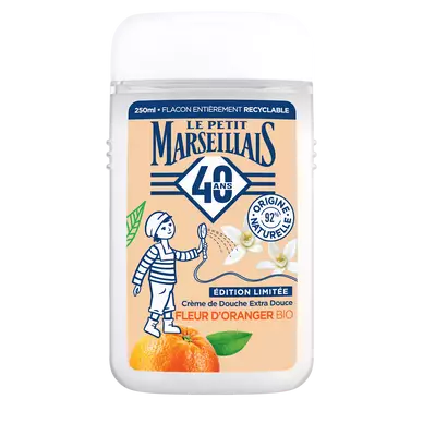 Gel Douche bio extra doux fleur d'oranger LE PETIT MARSEILLAIS 250ml
