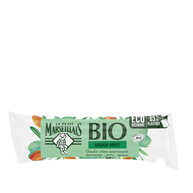 Gel Douche amande douce bio LE PETIT MARSEILLAIS recharge 250ml