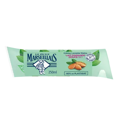 Recharge crème lavante mains lait d'amande LE PETIT MARSEILLAIS 250mL