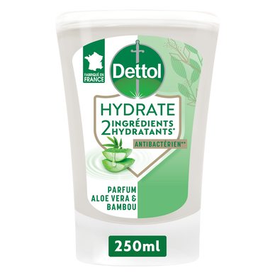 Recharge Savon Liquide Mains Aloe Vera Antibactérien - DETTOL - 250ml