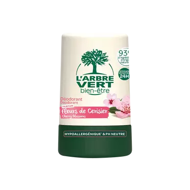 Deodorant fleur cerisier L'ARBRE VERT BIEN ETRE 50ml