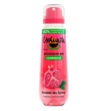 Déodorant compressé 48h grenade des Açores USHUAIA, 100ml