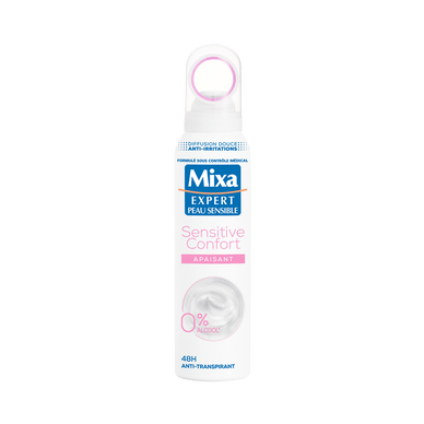 Déodorant pour femme extra soin pour peaux sensibles MIXA, 150ml