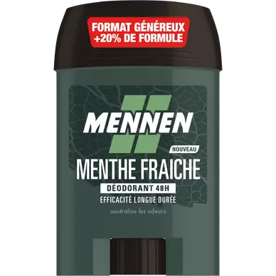 Déodorant Homme naturel menthe MENNEN stick 60ml