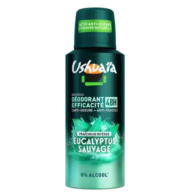 Déodorant Homme 48h eucalyptus USHUAIA - Atomiseur 150ml
