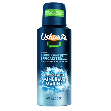 Déodorant Homme 48h minéraux marine USHUAIA Atomiseur150ml