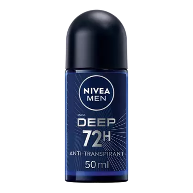 Déodorant Homme deep for men 48h anti transpirant NIVEA, 50ml