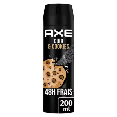 Déodorant Homme collision cuir&cookies AXE 200ml