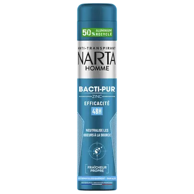 Déodorant homme bactipur NARTA atomiseur 200ml