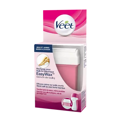 Recharge Cire Chaude EasyWax Roll On Epilation Longue Durée - VEET - 50ml