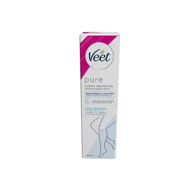 Crème Dépilatoire Pure Peaux Sensibles Sans Odeur D'Amoniaque - VEET -200ml