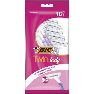 Rasoirs jetables twin Lady BIC, x10