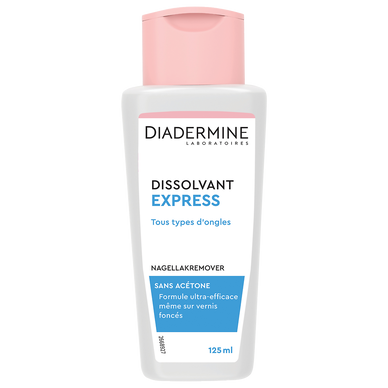 Dissolvant express pour les ongles DIADERMINE, flacon 125ml