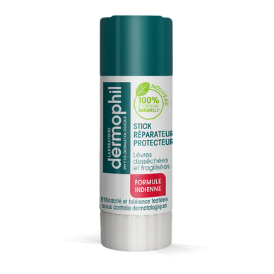 Stick pour les lèvres phyto reparateur protecteur formule indienne DERMOPHIL, x2