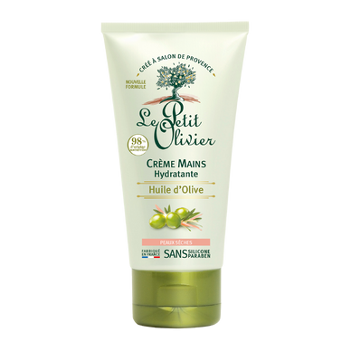 Crème hydratante pour les mains à l'huile d'olive pour les peauxsèches LE PETIT OLIVIER, tube de 75ml