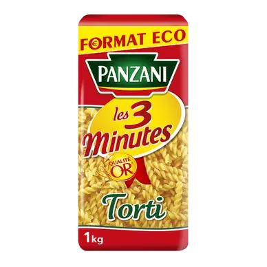 Pâtes TORTI 3 minutes PANZANI - 1kg