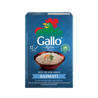 Riz basmati Himalaya agriculture durable RISO GALLO 500g