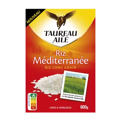 Riz mediterrannée TAUREAU AILE 800g