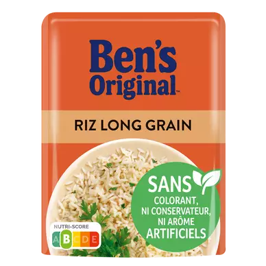 Riz Long grain express 2min BEN'S ORIGINAL - Sachet micro-ondable 220g
