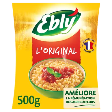 Blé nature cuisson rapide 10min EBLY - Vrac 500g