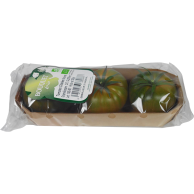 Tomate côtelée, segment Les côtelées, noire, BIO, catégorie 2, Espagne, barquette, 300g
