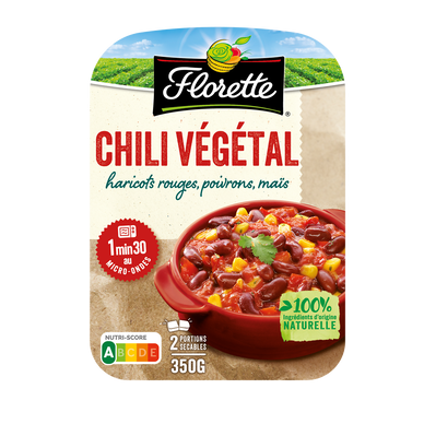 Chili végétal, barquette 2x175g