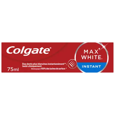 Dentifrice blancheur instant COLGATE tube 75ml
