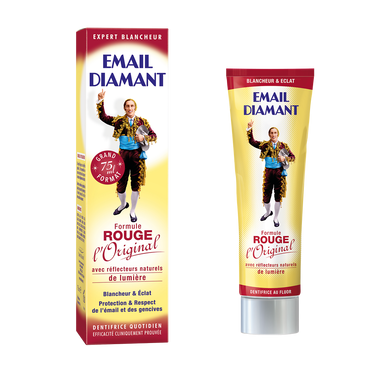 Dentifrice formule rouge l'original EMAIL DIAMANT, tube de 75ml