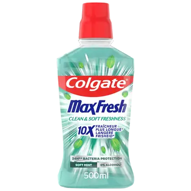 Bain de bouche Fresh Clean & Soft Freshness COLGATE Max 500ml