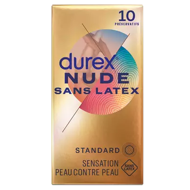Préservatifs Nude Sans Latex Extra Lubrifés - DUREX - x10