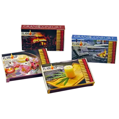 Allumettes grand confort FLAM'UP, longueur 10cm, x70