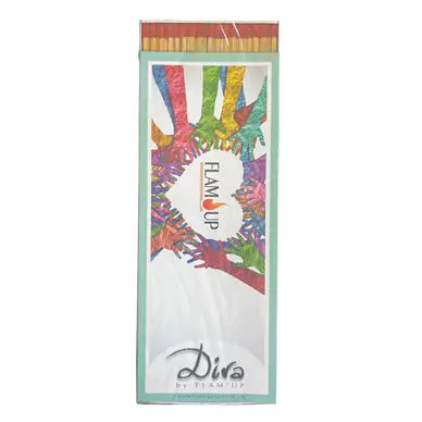 Allumettes géantes pour cheminée Diva FLAM'UP, longueur 28cm, x70