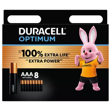 Pile Optimum LR03 AAA x8 - DURACELL