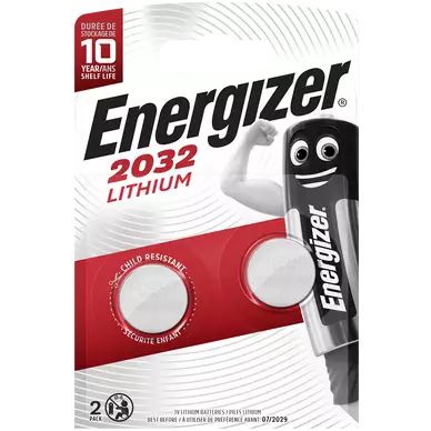 Piles Energizer miniatureature lithium cr2032 2 unités