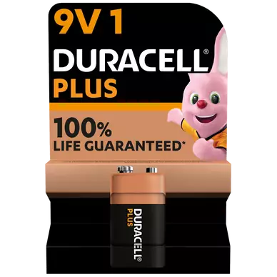 Pile DURACELL Plus 100% 9V