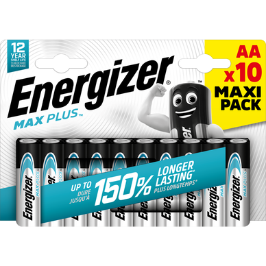 Pile ENERGIZER MAX+ ALK AA x10