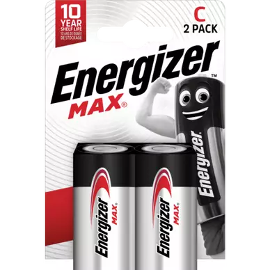 Piles Energizer max, LR14/C, 2 unités