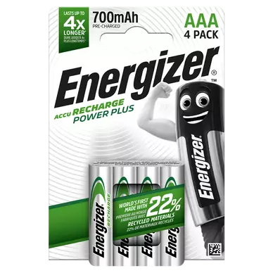 Piles prechargees power + lr03 4 unités - ENERGIZER