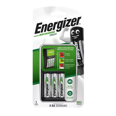 Chargeur maxi + pile hr6 4 unités - ENERGIZER