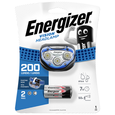 Lampe frontale energizer 6 leds -