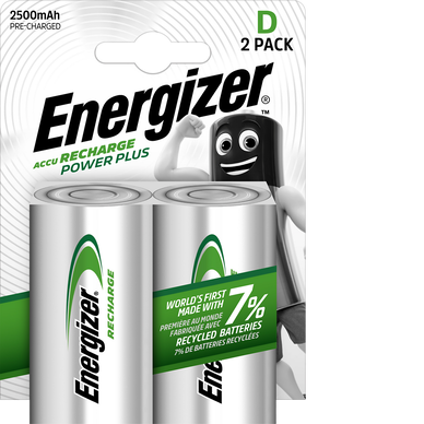 Piles Energizer rechargeable power +, hr20, 2 unités -