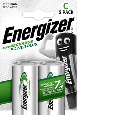 Piles Energizer rechargeable power +, hr14, 2 unités -