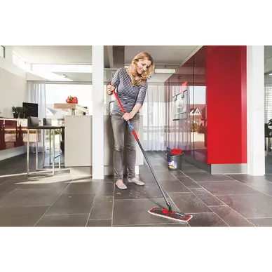 Balai lavage à plat ltramax power 2 en 1 rougenoir - VILEDA