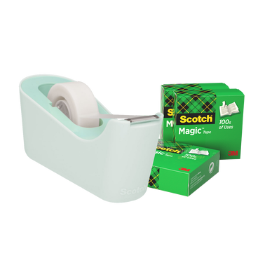 Recharge SCOTCH Magic Tape x4 + Dévidoir