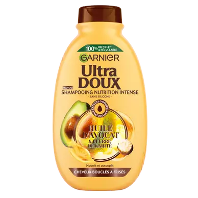 Shampooing ultra doux avocat karité GARNIER 300ml