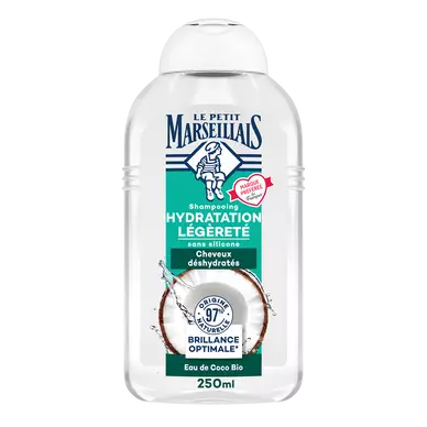 Shampooing hydratation infusion calendula et coco LE PETIT MARSEILLAIS,250ml