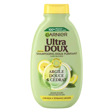 Shampooing Doux Purifiant Argile Douce Cédrat ULTRA DOUX 300ml