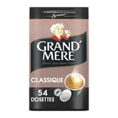 Café dosettes GRAND MERE Classique - compatible SENSEO - x54