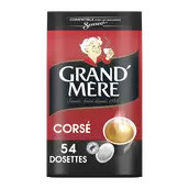 Café dosettes GRAND MERE Corsé - compatible SENSEO - x54